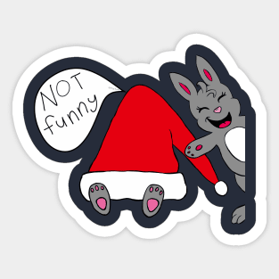 Bunny Claus Sticker